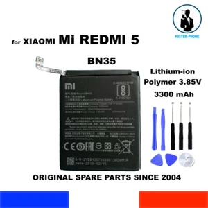 BATTERY OEM BN35 FOR XIAOMI MI REDMI 5 DUAL 5,7" 3300mAh 12,7Wh 3,85V +TOOLS SET - Photo 1 sur 10