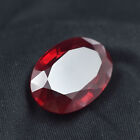 Joli grenat rouge foncé 84,40 ct taille ovale pierre précieuse naturelle en vrac certifiée