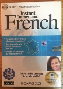 Topics Entertainment Instant Immersion French CD 8 Disc Set - Picture 1 of 2