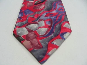 JOHN WEITZ - ABSTRACT FLORAL - VINTAGE NECK TIE! - Picture 1 of 6