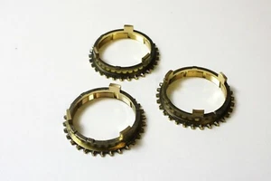 JUEGO DE 3 ANILLOS A GRANEL DE LATÓN TRIUMPH TR2, TR3 Y TR3A (ANILLO SINCRONIZADO) - Imagen 1 de 1