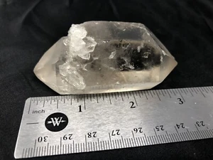 Lemurian Natural Smoky DT Self-healed Quartz Crystal Brazil 4.1oz Reiki N21 - Picture 1 of 12