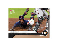🔥2020 TOPPS NOW #292 GEORGE SPRINGER HOUSTON ASTROS🔥SSP (PRINT RUN 132)