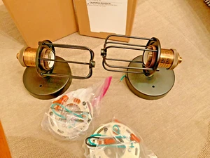 2 VOX metal bath  wall cage sconces ceiling light fixtures new - Picture 1 of 5
