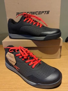 Ride Concepts Hellion MTB Gravel Shoes Trainers Mens Black -Red Size 12 UK New - Picture 1 of 9