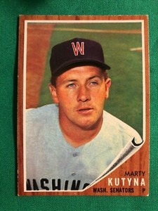 1962 TOPPS #566 MARTY KUTYNA EX-MT