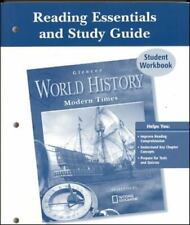 Glencoe World History: Modern Times, Reading Essentials and Study Guide, Workboo