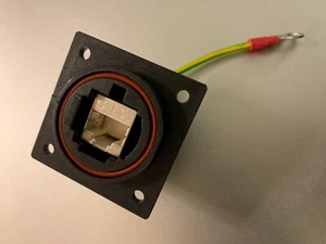 Bulgin PX0870 Panel Mount Modular Coupler Connector Jack Cat 5e Shielded NEW - Picture 1 of 2