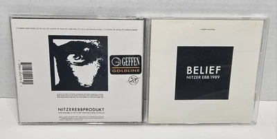 Nitzer Ebb Belief CD 1988 Geffen depeche mode skinny puppy ministry kmfdm  - Image 1 of 3