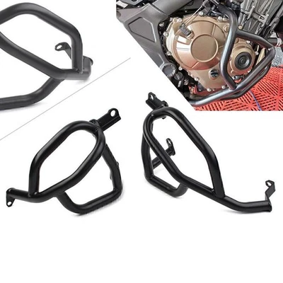 Protector de motor de carretera negro barra de choque parachoques de protección para Honda CB650R 2019-21 Foto 1 de 4