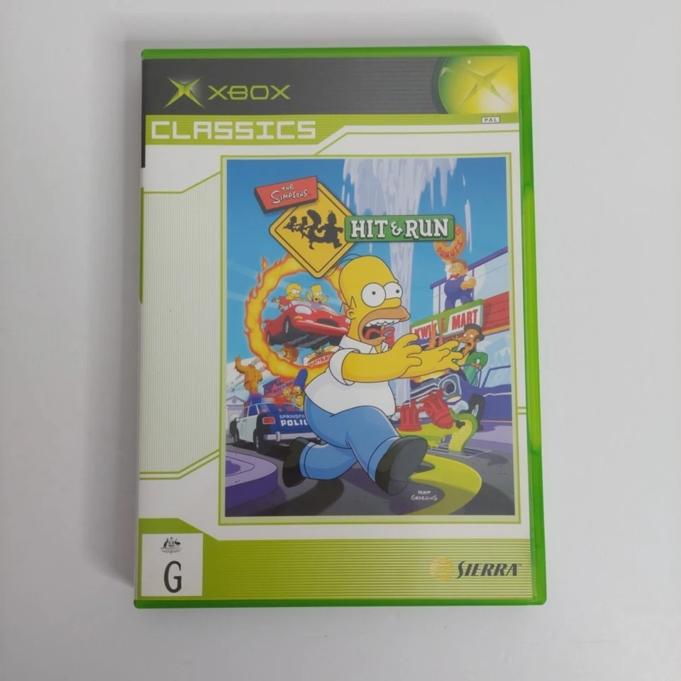 The Simpsons Hit & Run - Xbox Game Classics PAL Complete with Manual - Image 1 of 4