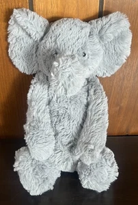 Jellycat Gray Bashful Elephant Plush Stuffed Animal Medium 11" - Collectible - Picture 1 of 7