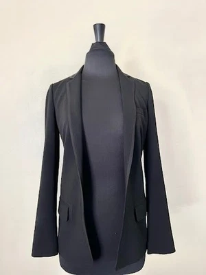 Pre Owned Diane Von Furstenberg Black Long-Sleeved Polyester Blazer Size Small - Изображение 1 из 3
