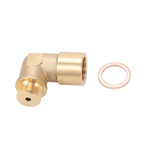 90° Angled Lambda O2 Oxygen Sensor Extender Spacer For Decat Hydrogen DZDA CFOL - Picture 1 of 8