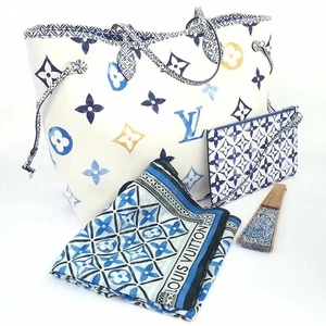 Louis Vuitton Neverfull GM Tote Bag M23018 By The Pool Stole Fan Purse Auth Rare - Picture 1 of 12