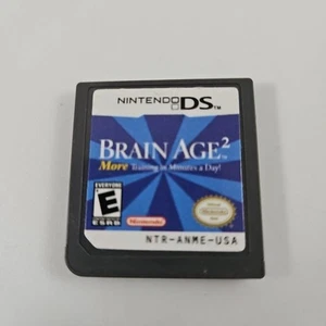 Brain Age 2 - Nintendo DS Video Game - Cartridge Only - Picture 1 of 2