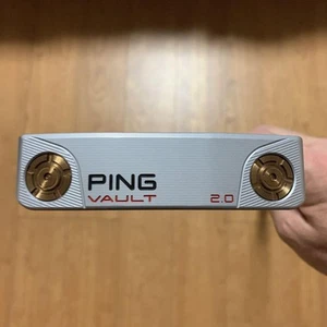 Dale Anser Vault2.0 35" Platinum Stainless Steel Golf Putter Used - Picture 1 of 11