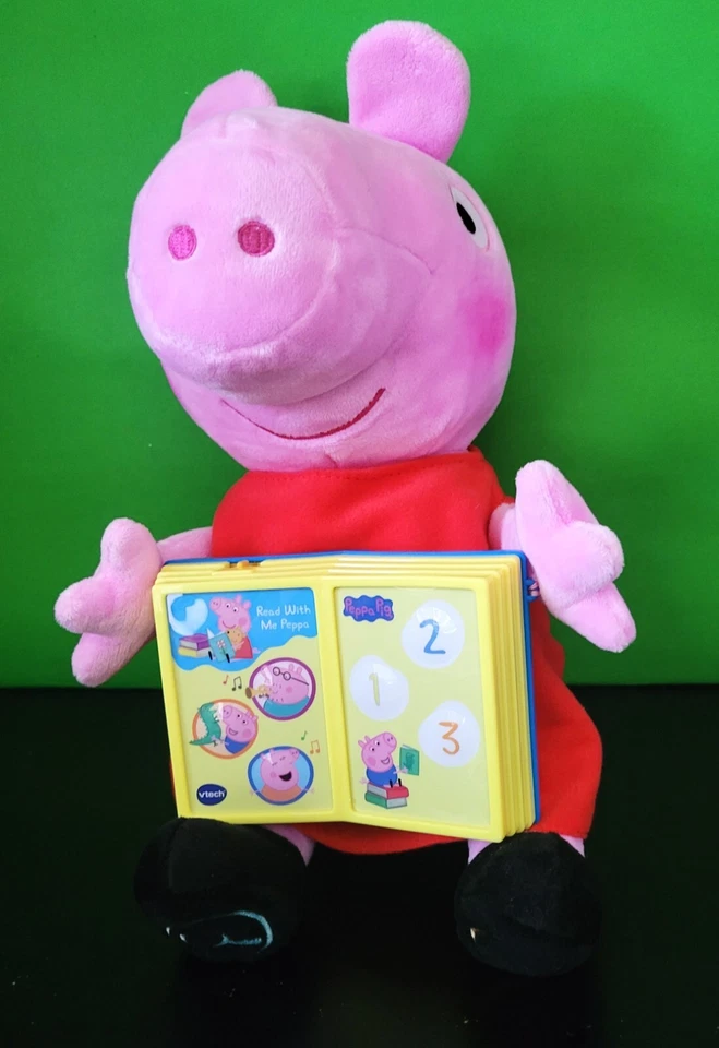 VTech Read With Me Peppa Pig Learning Plush No Books - Image 1 of 4