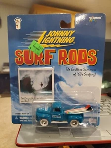 Johnny Lightning WHITE LIGHTNING Surf Rods Hermosa Beach Bums 1950 Ford - Picture 1 of 2