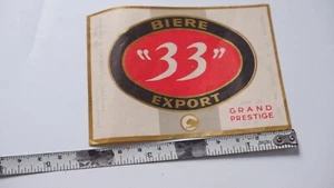 VINTAGE SOUTH VN ARVN 333 BEER LABEL SAIGON BEER PRE 1975 VIETNAM WAR - Imagen 1 de 3