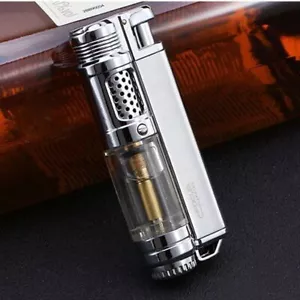 ✅Free Name Engrave ✅Elegant GAS lighter ✅ Christmas Gift ✅JET Blue LIGHTER ✅284 - Picture 1 of 64