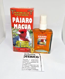PERFUME PAJARO MACUA CON FEROMONAS 100% PERU ATRAE AMOR DINERO SUERTE FORTUNA - Picture 1 of 5