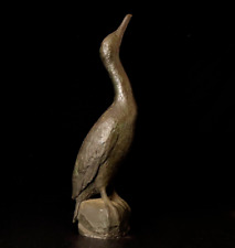 Superb Large signed  bronze bird figure  ZB56