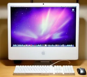 iMac Dual core intel 24 inch with 512 MB of RAM and a 250 gig HD, no Box - Picture 1 of 1
