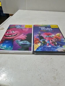 (2) DreamWorks Trolls Children's DVD Lot: Trolls + Trolls: World Tour (NEW) - Picture 1 of 5