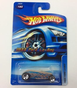 2005 Hot Wheels 1933 Ford Lo-Boy #180 [Tan & Blue Sides] H9088 Mattel - Picture 1 of 5