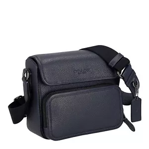 Coach Borsa a tracolla Uomo CY800 QBBHP SULLIVAN PATTA TRACOLLA Articolo Nuovo - Foto 1 di 9