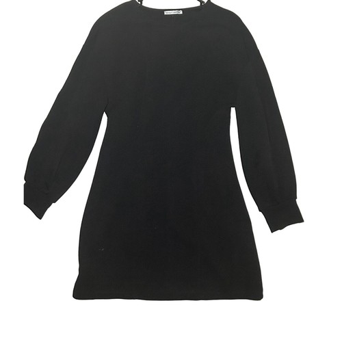 VETEMENTS Zara mini abito donna nero manica lunga manica a palloncino taglia media pullover