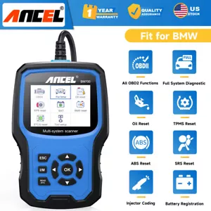 Ancel BM700 For BMW OBD2 Scanner Full System Diagnostic ABS SRS EPB CBS TPMS - Picture 1 of 19