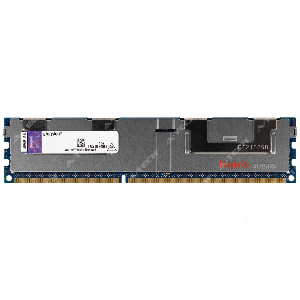 Kingston 16GB 4Rx4 PC3-8500 RDIMM DDR3 1066 ECC REG Registered Server Memory RAM - Image 1 of 2