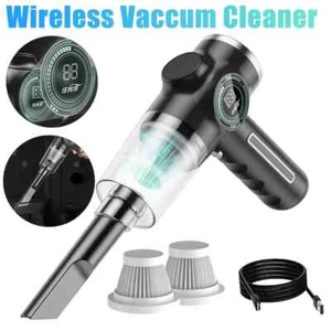 150W Wireless Car Vacuum Cleaner High Power Upgraded Strong Suction Dry&Wet - Picture 1 of 12