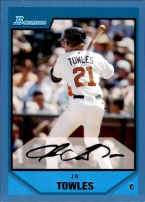 J.R. Towles 2007 Bowman Draft Picks & Prospects Blue #BDPP89 /399 Astros Rookie - Image 1 of 2