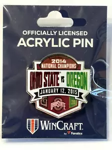 2014 National Champions Ohio State Buckeyes Oregon Commemorative Pin New - Picture 1 of 1