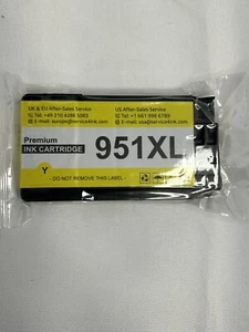 Tóner de tinta amarilla 951XL para cartucho HP sellado servicio de caducidad desconocido - Imagen 1 de 3