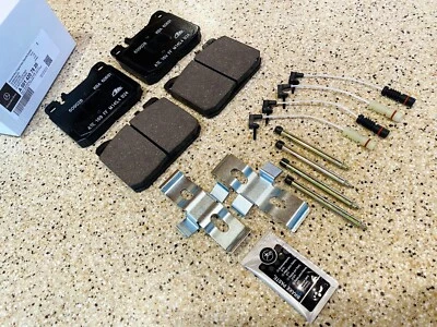 MERCEDES BENZ BRAKE PADS FRONT SET 450SL SLC SEL 240D 280 HARDWARE PAD SENSOR - Image 1 of 4