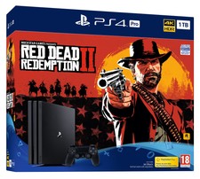 PS4 Pro 1TB Red Dead Redemption 2 Console Bundle