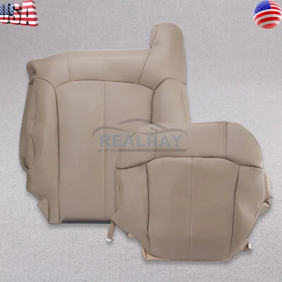 Коричневый чехол для нижнего и наклонного заднего сиденья LH для пикапа Chevy Silverado GMC Sierra 99-02 годов выпуска - Изображение 1 из 4