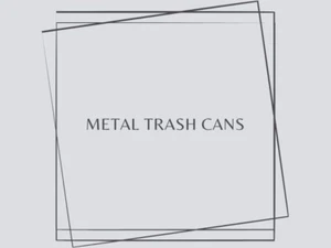Gold Trash Can with Lid - 3L Compact Metal Pedal Trash Bin with Removable Bucket - Picture 1 of 8
