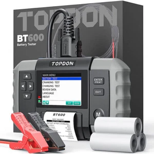 12V 24V Auto Car Battery Tester Cranking Charging Voltage Alternator Analyzer  - Picture 1 of 39