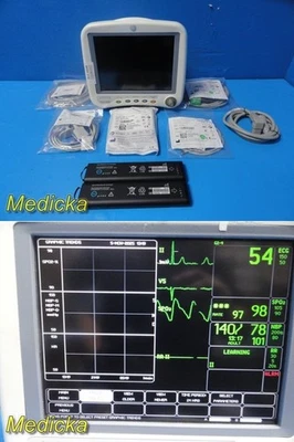 2013 GE DASH 4000 Patient Monitor W/ ECG, NIBP, SpO₂ & Temp CO2 & Leads `~38250 - Image 1 of 4
