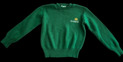 Suéter artesanal tradicional para niños talla 5/6 hecho en Irlanda Foto 1 de 4
