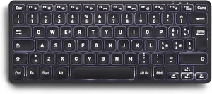 PERIBOARD-732B Mini Tastiera Retroilluminata Wireless - Batteria Ricaricabile -  - Foto 1 di 12