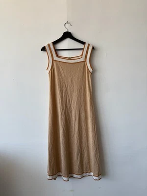 Vestido Banff Vintage Para Mujer 10 Rayas Mod Sin Mangas Acrílico Tejido Años 60 Hong Kong Foto 1 de 4