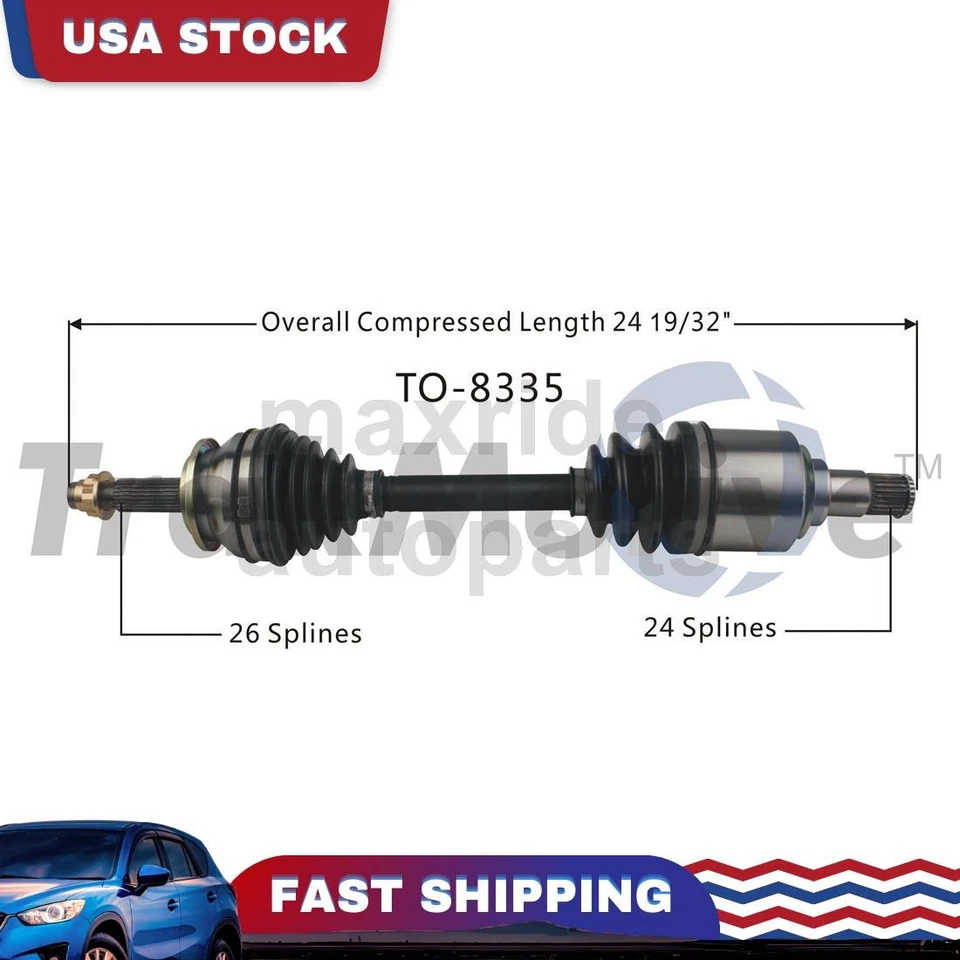 Front Left Driver Side CV Axle Joint Fits 2011 2012 2013 2014 2015 2016 Scion tC - Image 1 of 1