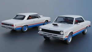 ABS-LIKE RESIN 3D PRINTED 1/18 1969 AMC HURST SC RAMBLER FULL KIT - Picture 1 of 11