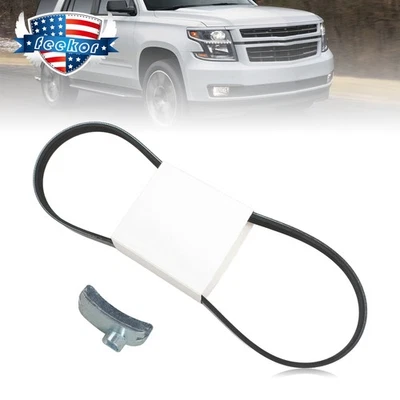 Kit de correa de transmisión de compresor de CA para GMC Sierra 2500 3500 HD Yukon Cadillac Escalade Foto 1 de 4